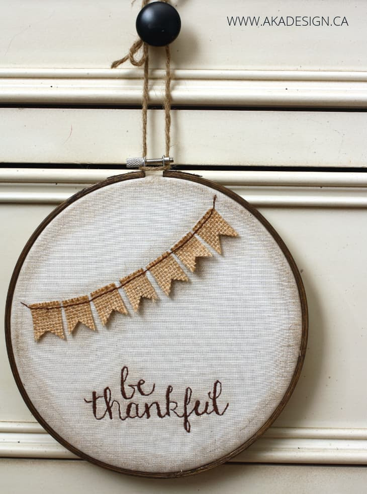 be thankful fall hoop art
