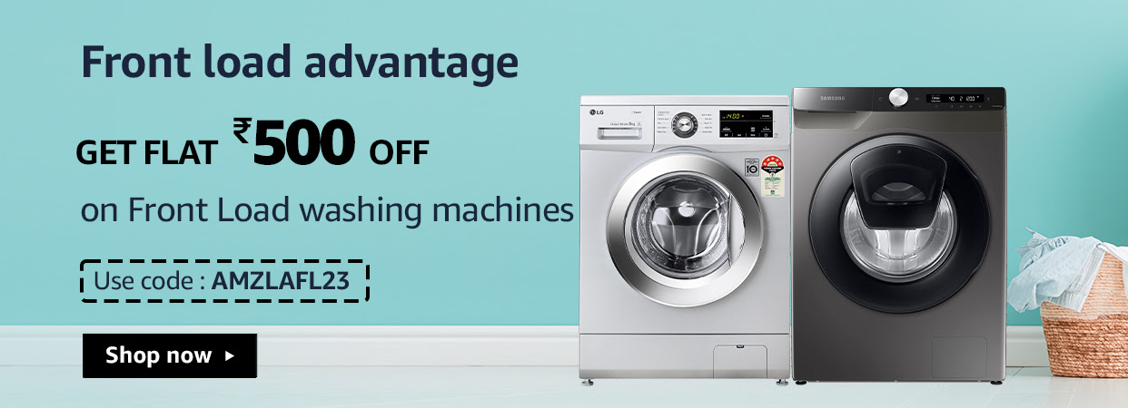 Associate exclusive coupon on Front-Loaded Washing Machines! | Promote now through Amazon Associates