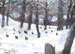 Snowy Cemetery II - Posted on Friday, December 5, 2014 by Daniel Varney