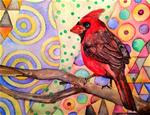 Red Cardinal Whimsy - Posted on Saturday, January 3, 2015 by Heather Torres