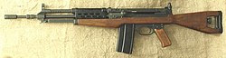 Madsen light automatic rifle LAR M-62, caliber 7.62 51 NATO, fixed butt.jpg