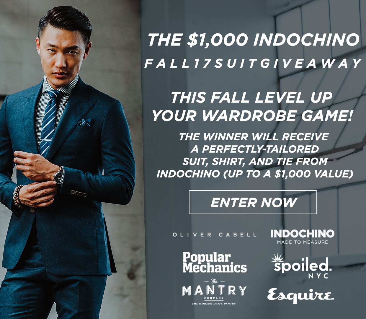 The $1,000 Indochino Fall Suit Giveaway