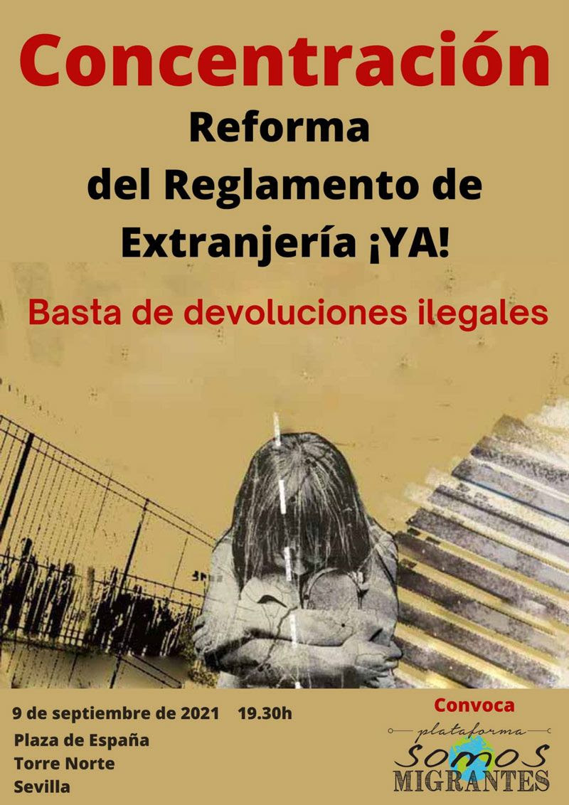 Sevilla | Concentración para exigir una Reforma del Reglamento de Extranjería ¡Ya!