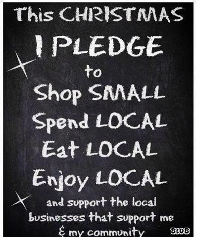 Shop Local Christmas Pledge