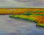 8 x 10 inch oil Marsh Study - Posted on Friday, November 21, 2014 by Linda Yurgensen