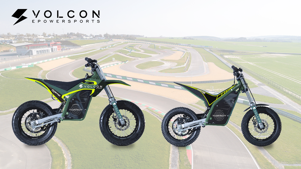 Volcon co-branded Torrot Supermoto2 and Trial 2