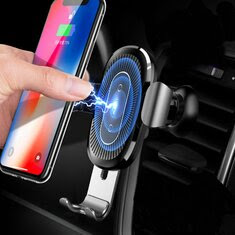 Baseus 10W Qi Wireless Charger Gravity Air Vent Car Phone Holder