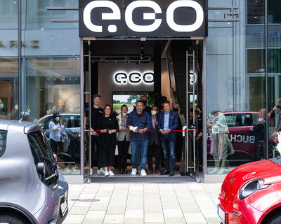 Opening of an iconic e.GO Brand Store in Hamburg, Germany