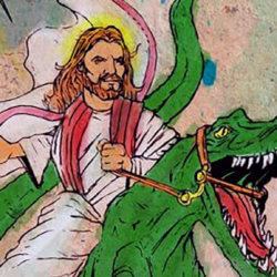 jesus dinosaur