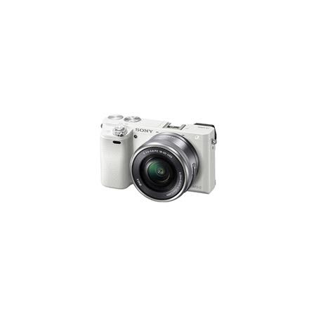 Alpha A6000 Mirrorless Digital Camera with 16-50mm E-Mount Lens, White