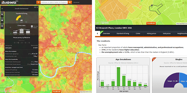 The Usability of a Web
Mapping Application with a Million Rows of Data