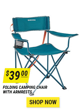 Folding Camping Chair With Armrests