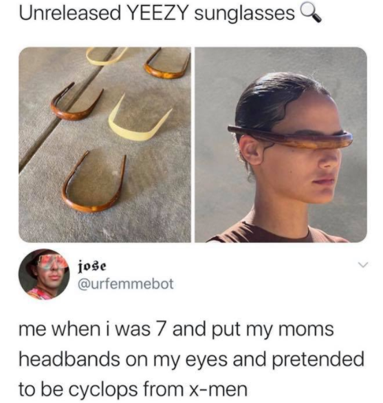 Twitter users react as Kanye West posts pictures of his unreleased Yeezy sunglasses