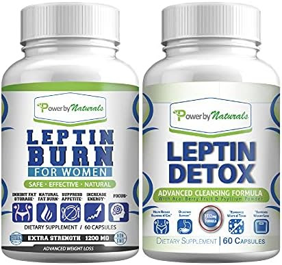 Amazon.com: Power By Naturals Leptin Detox & Leptin Burn Supplements |  Natural Weight Loss, Appetite Suppressant, Metabolism Booster & Digestive  Support | Thermogenic Fat Burner | 60 Counr : Health & Household