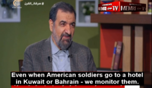 Iran’s former Islamic Revolutionary Guards Corps
top dog: if US attacks, “we would raze Tel-Aviv to the ground”