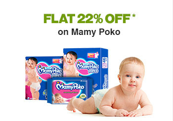 Flat 22% Off* on Mamy Poko