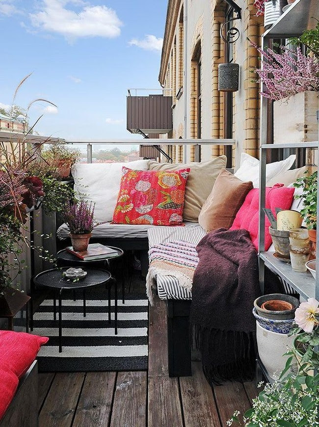 Decoracion Terraza Pequena Mesitasnegrashoylowcost