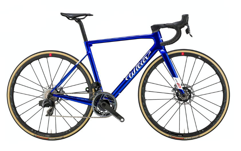 Image of Wilier Zero SLR Disc Frameset Admiral Blue