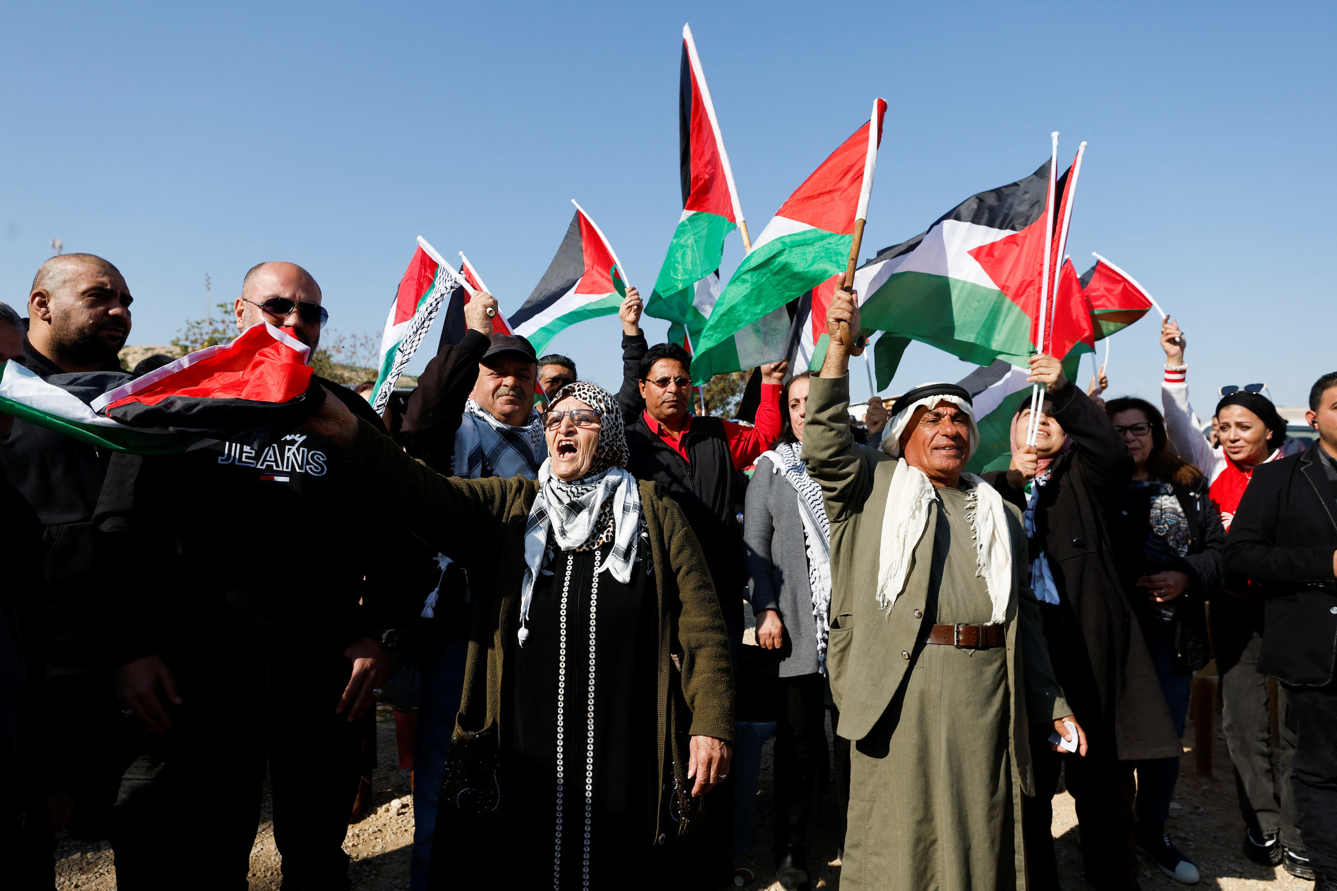 Bedouins protest
