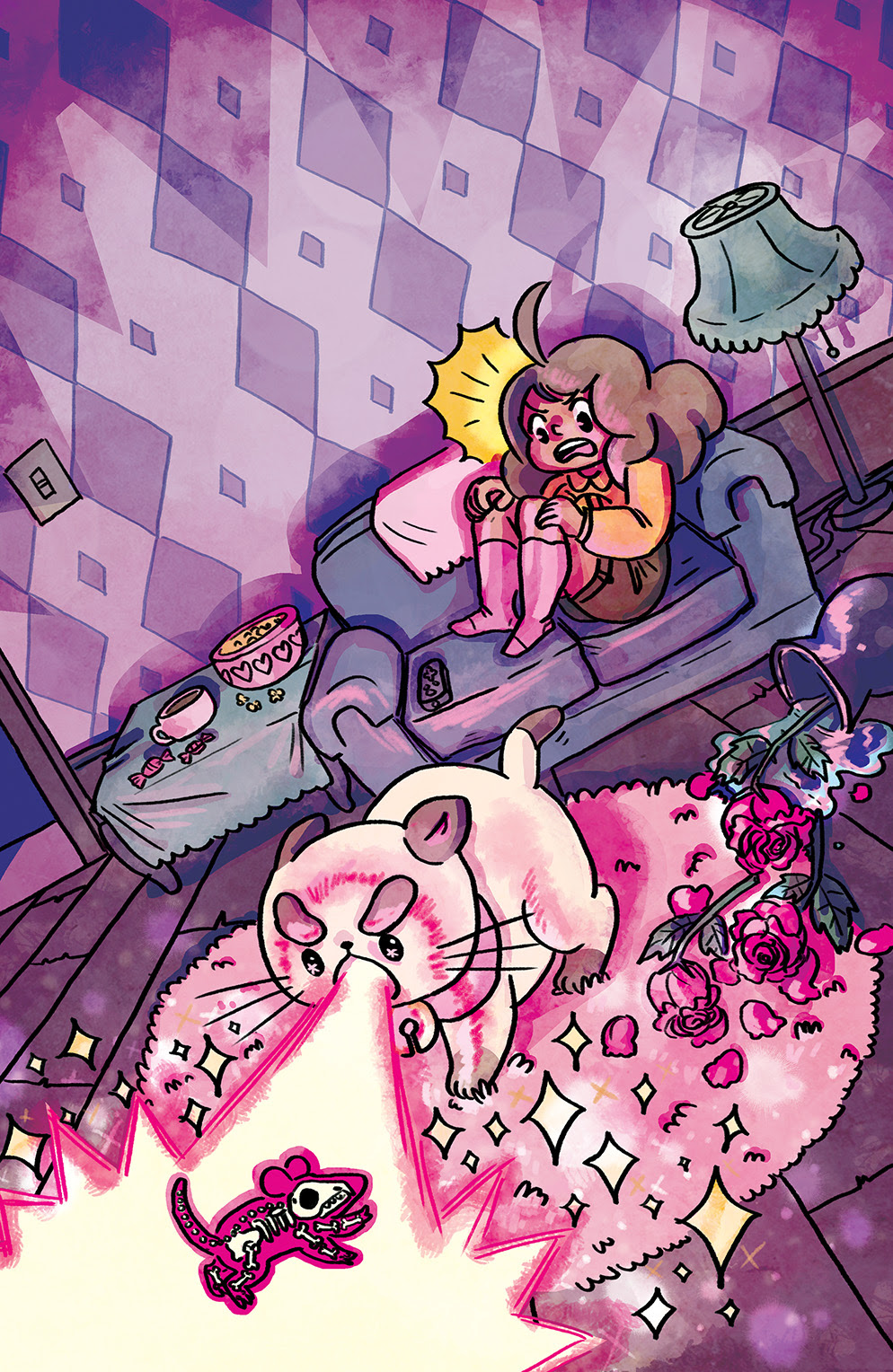 BEE AND PUPPYCAT #4 Cover C by Megan Brennan