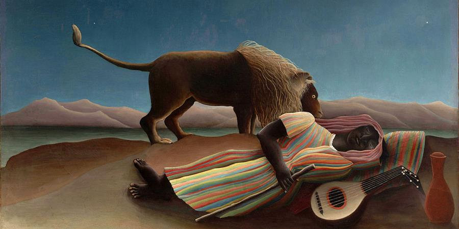 Image credit: The Sleeping Gypsy (detail), by Henri Rousseau, 1897, Museum of Modern Art, New York, NY.