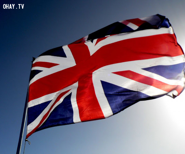 3. Vương quốc Anh,ý nghĩa quốc kì,lá cờ của các nước,những điều thú vị trong cuộc sống