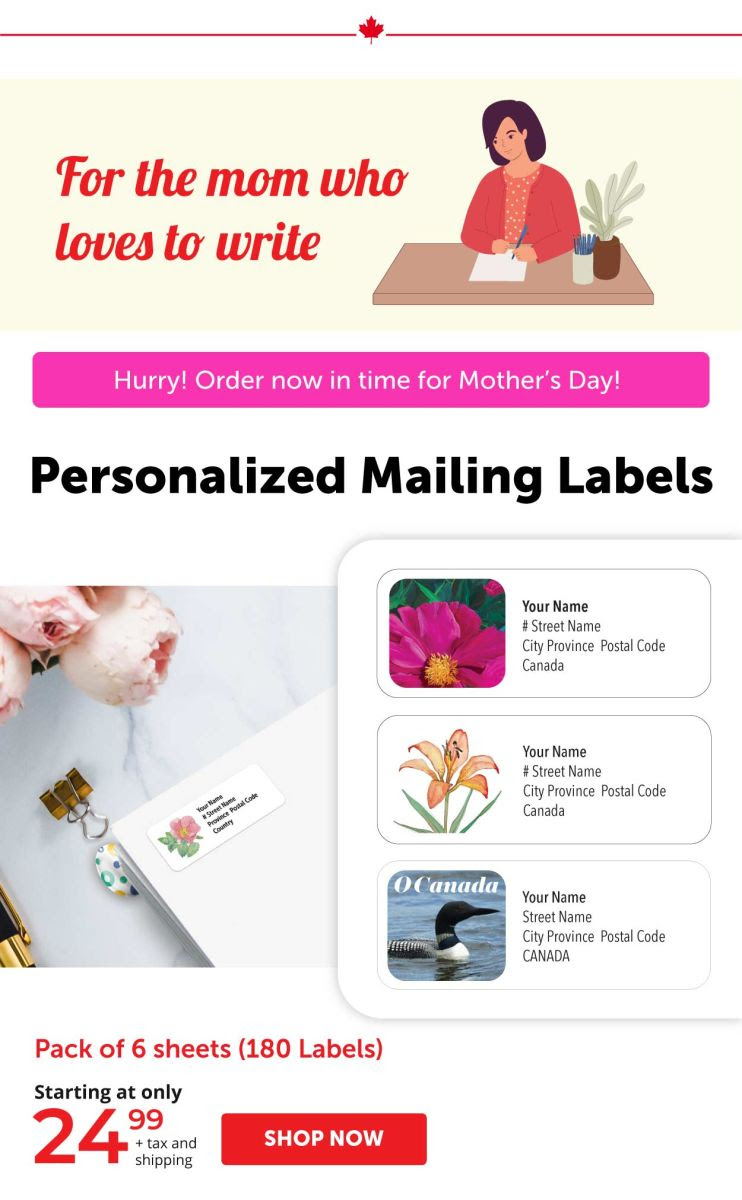 Personalized Mailing Labels