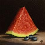 Watermelon with blueberries - Posted on Thursday, March 19, 2015 by Jane Palmer