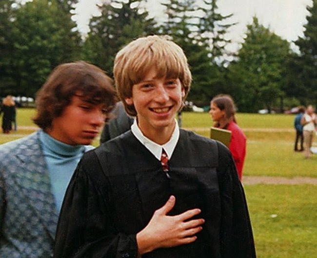 Bill Gates tại trường trung học