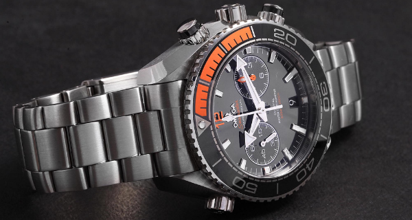 Omega Seamaster Planet Ocean 600M Black Orange (Galvanized Rubber) Bezel Watch