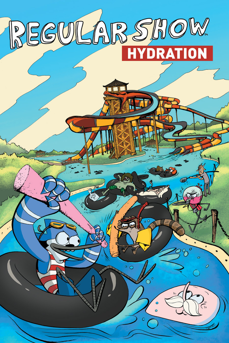 REGULAR SHOW VOL. 1: HYDRATION OGN TP Cover by Allison Strejlau