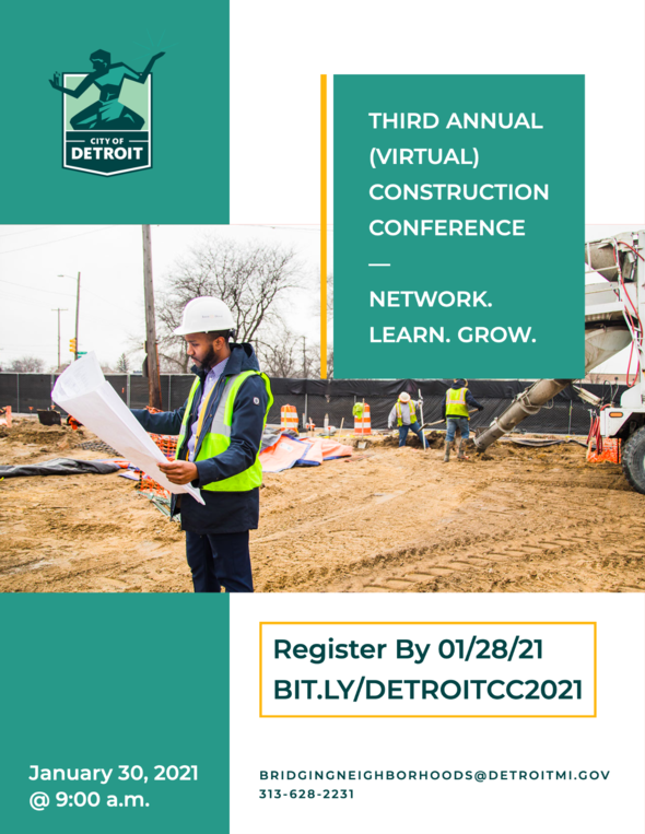 Construction Conference (Bridging Neighborhoods Program) Jan. 2021