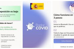 "Tu exposición al virus es baja": primeras imágenes de 'Radar COVID', la app española de rastreo de contagios