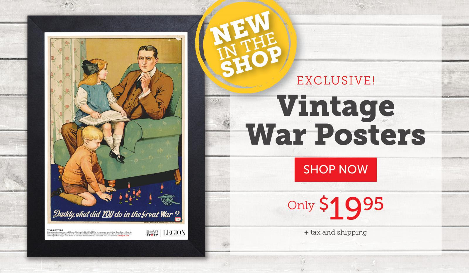 Vintage War Posters now available!