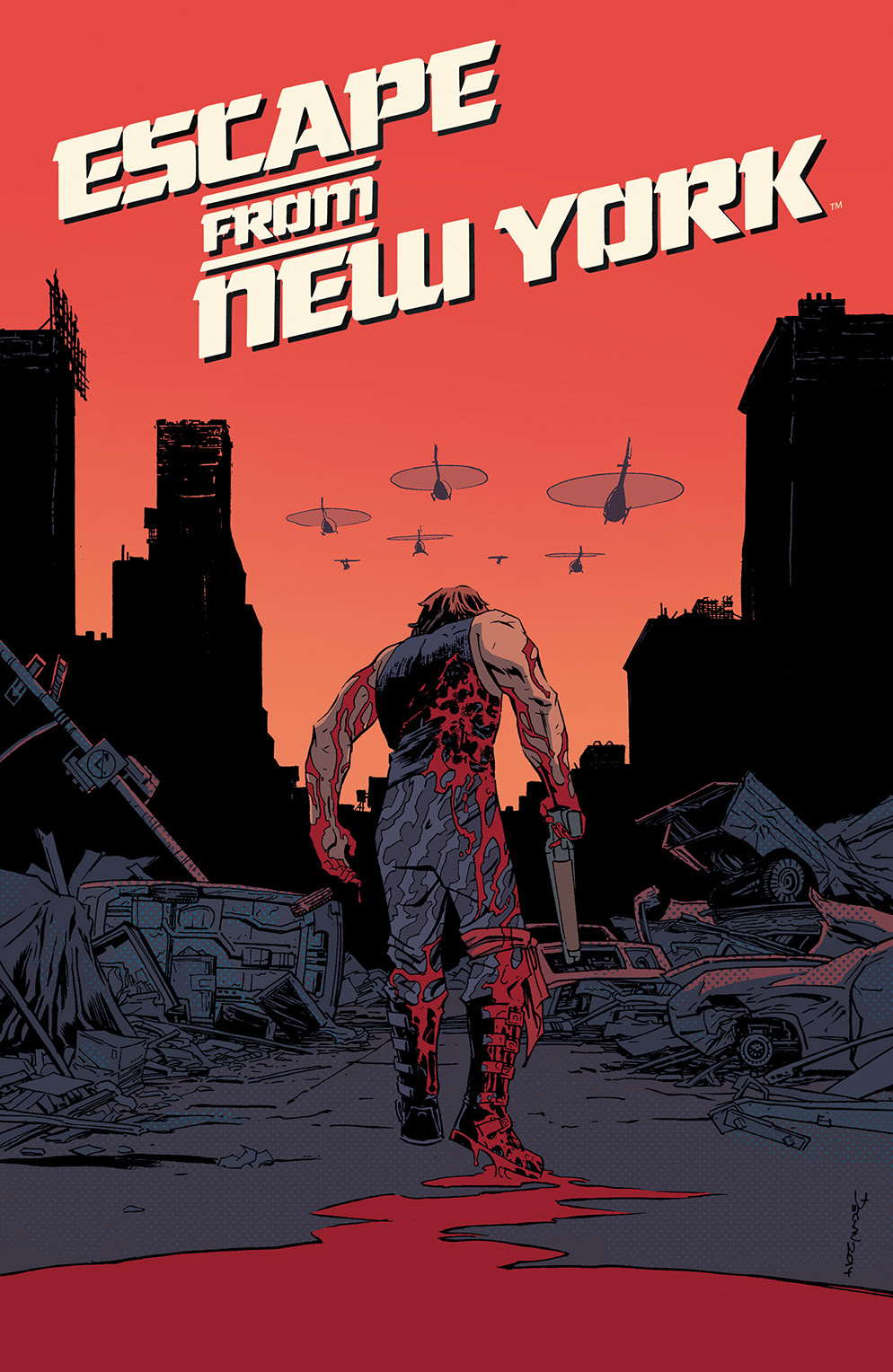 ESCAPE FROM NEW YORK #1 Cover A by Declan Shalvey