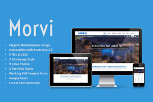Morvi - Bootstrap HTML5 Portfolio
