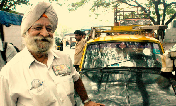 Indian sikh soldier taxi driver 