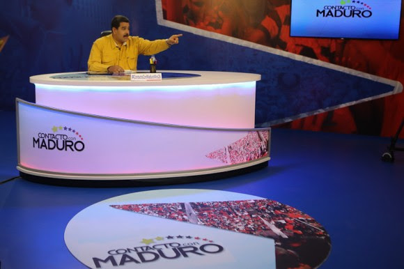 Nicolás Maduro en su programa de tv 5 de mayo de 2015