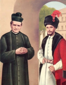 Św. Jan Bosko i bł. August Czartoryski