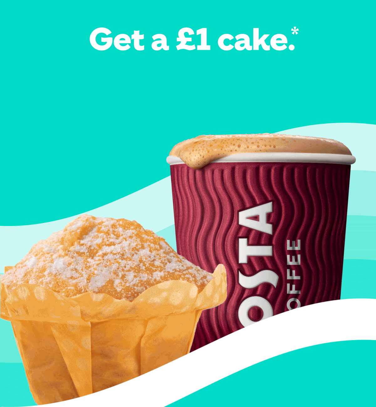 Get a £1 cake.* Sweet as!