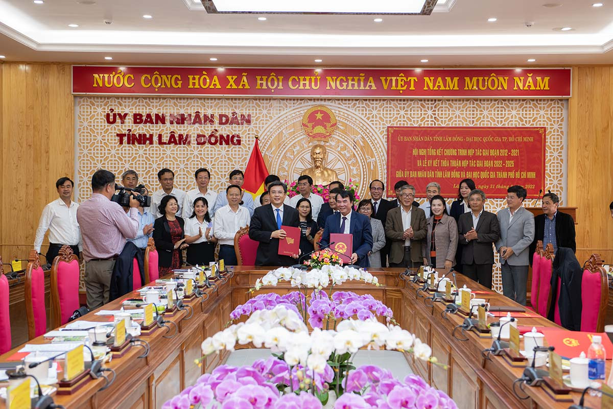 ĐHQG-HCM sẽ tham gia tư vấn phát triển kinh tế - xã hội tỉnh Lâm Đồng đến năm 2030, tầm nhìn 2050