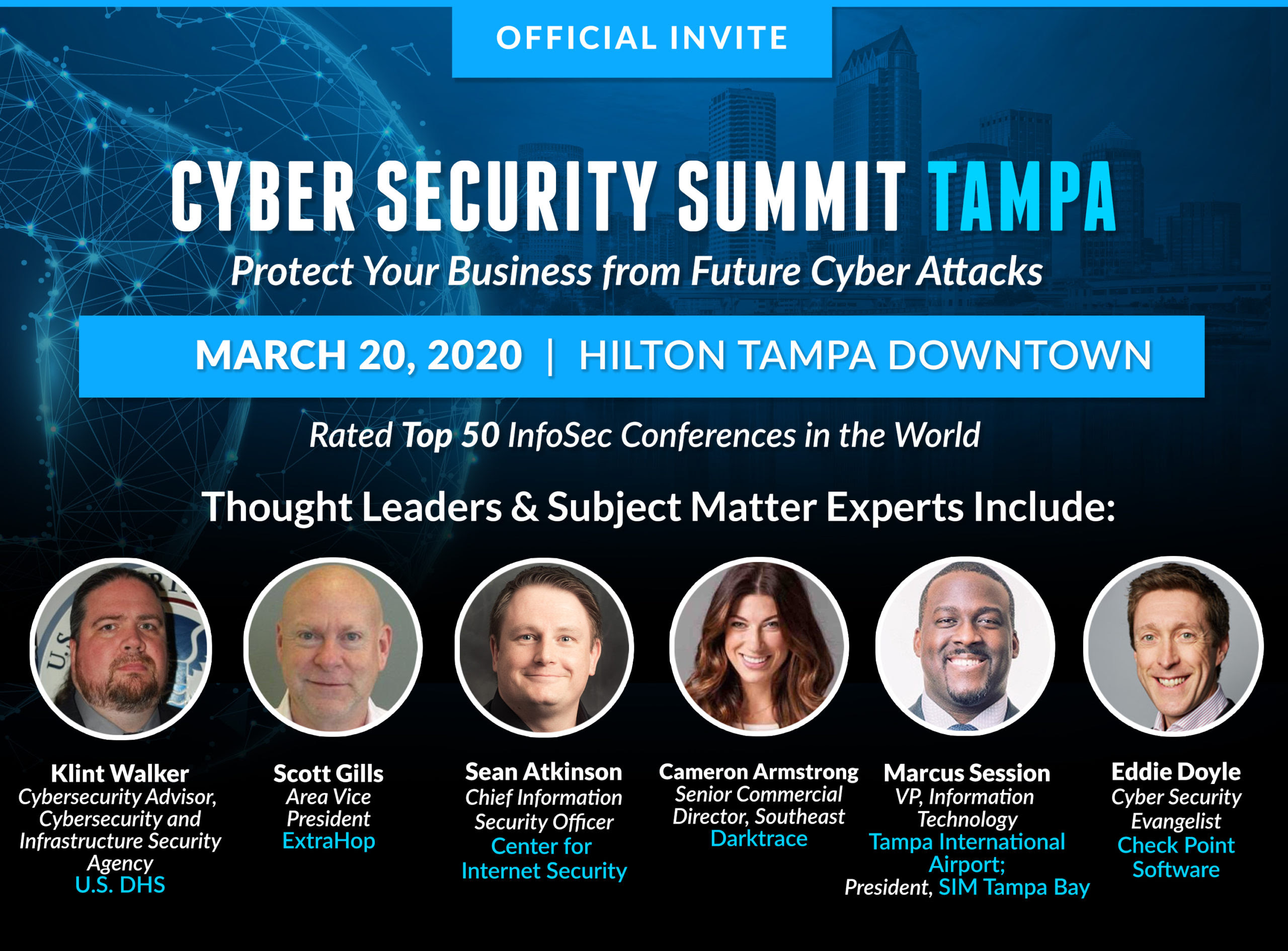 Cyber Security Summit Tampa - Mar. 20, 2020