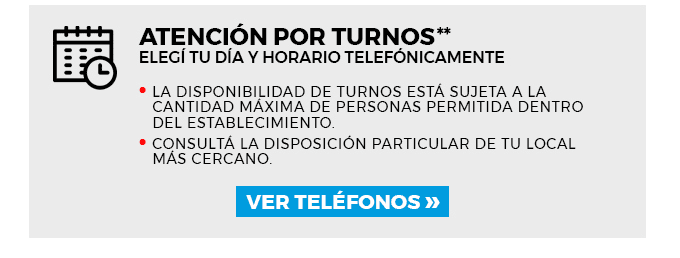 Atención por turnos