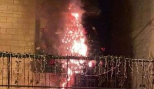 Israel: Muslims torch Christmas trees of Greek Orthodox and Greek Catholic Christian communities