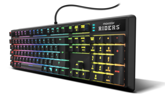 Movistar Riders: nuevo teclado mecánico y ratón de KROM 8