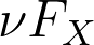 \nu F_X \nu F_X