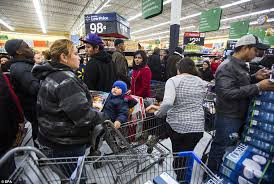 Image result for mexican family go shopping with cart in walmart
