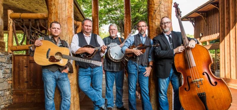 Balsam Range with Instruments L to R Caleb Smith, Darren Nicholson, Marc Pruett, Buddy Melton, Tim Surrett Credit David Simchock 