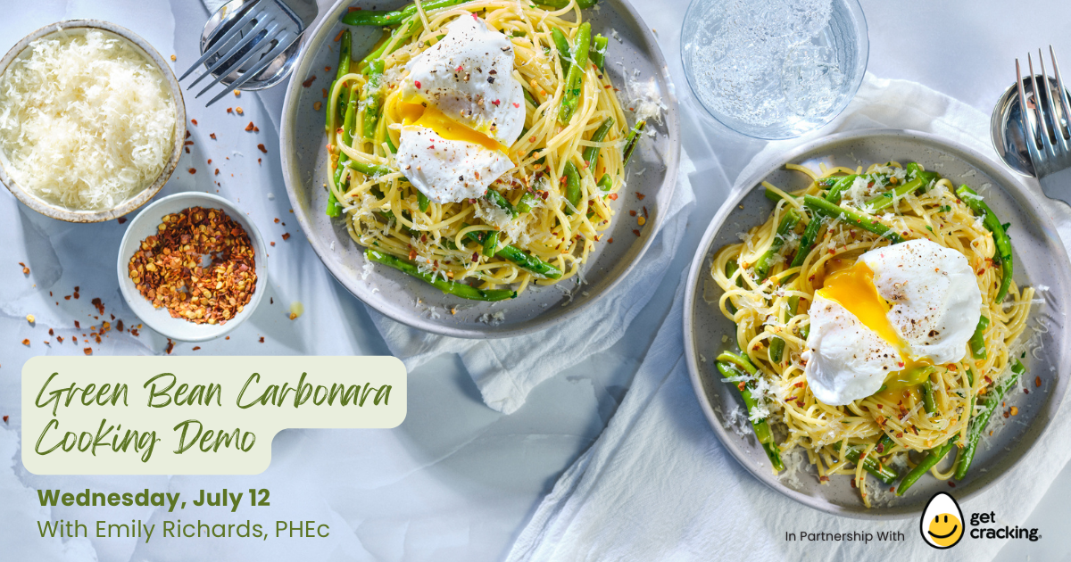 Green bean carbonara