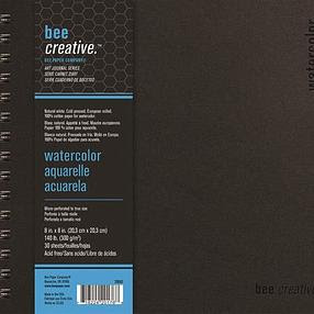 Bee Creative Watercolor Art Journal